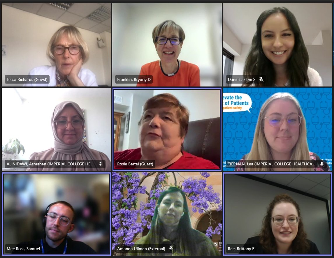 NIHR North West London PSRC (@psrc_nwl) on Twitter photo Last week we attended the <a href="/WHO/">World Health Organization (WHO)</a> Global Patient Safety Conference in Geneva, calling for action to improve #patientsafety.
📺 We also hosted a #WorldPatientSafetyDay online event with <a href="/ImperialNHS/">Imperial NHS 💙</a> to celebrate the theme of 'engaging #patients' youtu.be/WZLfLJxVURg Last week we attended the <a href="/WHO/">World Health Organization (WHO)</a> Global Patient Safety Conference in Geneva, calling for action to improve #patientsafety.
📺 We also hosted a #WorldPatientSafetyDay online event with <a href="/ImperialNHS/">Imperial NHS 💙</a> to celebrate the theme of 'engaging #patients' youtu.be/WZLfLJxVURg