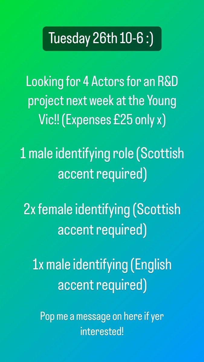Give me a wee message if your interested!