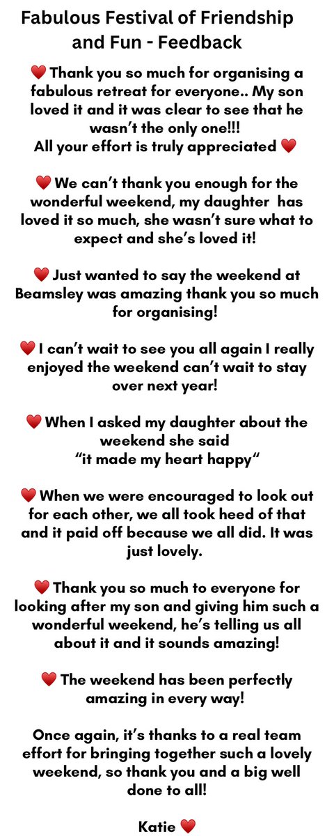 excinclusive's tweet photo. We are still buzzing from our Fabulous Festival of Friendship & Fun at the weekend!
Here are the last few pics & just a few of our msgs of feedback that we’ve received!
We can’t wait to do it all over again next year! We are all
#NeededNotNeedy
#TeamWorkToMakeOurDreamsWork https://t.co/r2q14pq5to