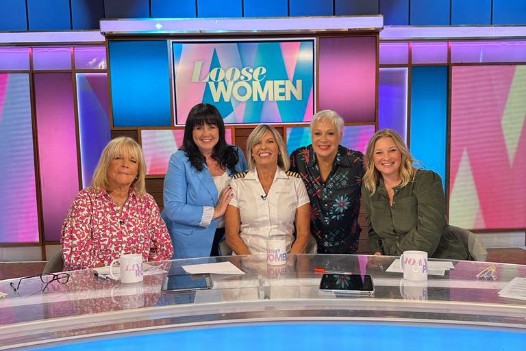 Great day with @CaptSandyYawn and the @loosewomen today at ITV. Don’t miss Captain Sandy Live on tour 21-26 September 🛳️⚓️ 🎟️ newframeproductions.com/nfp-projects/c…