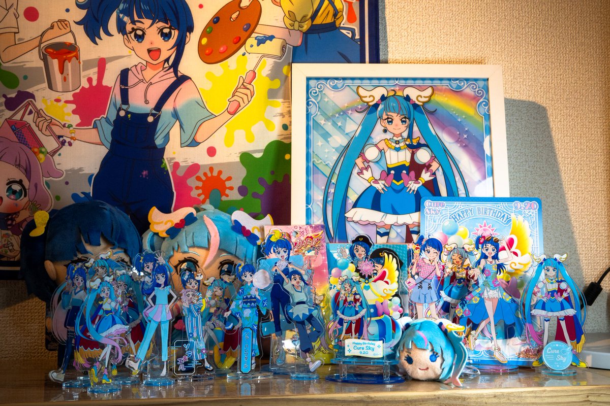 wakagoi's tweet photo. わたしのヒーローさんのお誕生日
プリティストアでグッズをゲットしてきました

いつまでもヒーローさんでいてね

#キュアスカイ #ソラ・ハレワタール  
#9月20日はキュアスカイの誕生日
#プリキュア #precure  #ひろプリ
#ソラ・ハレワタール生誕祭2023 
#キュアスカイ生誕祭2023 https://t.co/lwJd1hH54f