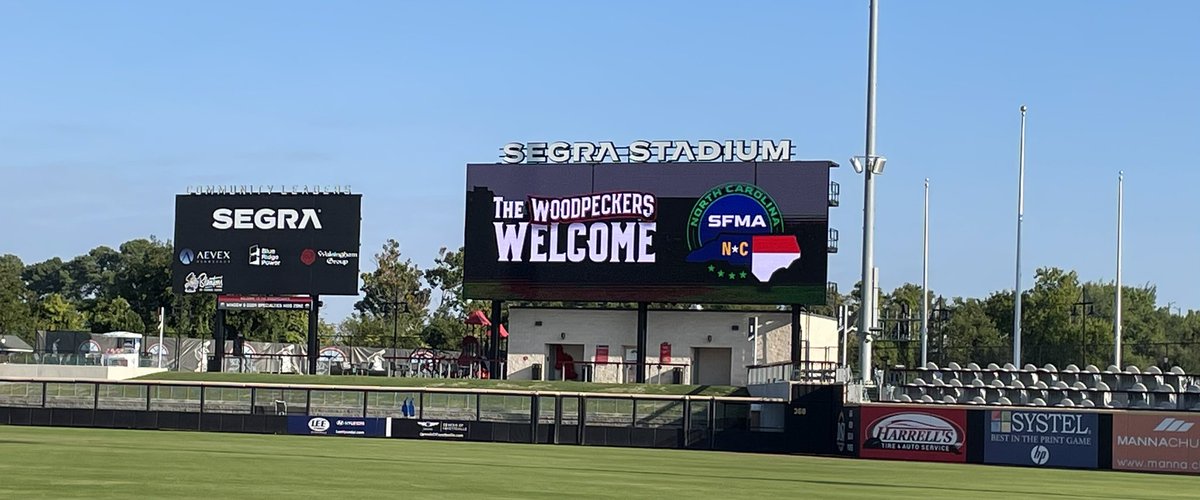 FWP_GCrew's tweet photo. Excited to host a NCSFMA event at Segra Stadium in Fayetteville today!
@FieldExperts @StateTurf @NC_STMA #chapterinvolvement https://t.co/UvHbXLOwnO