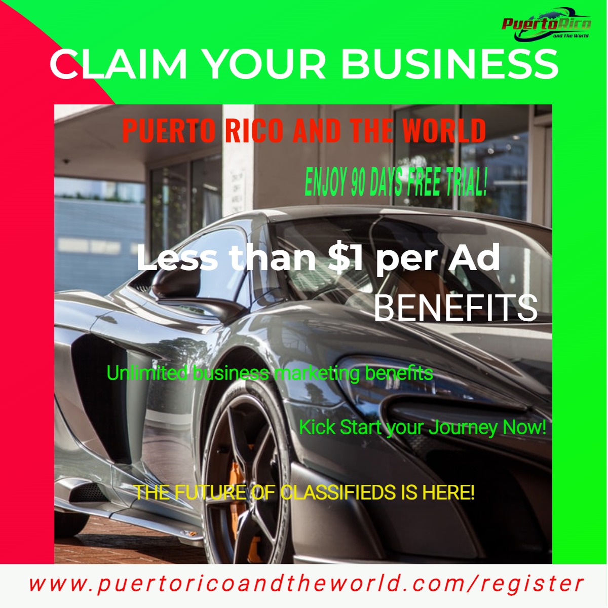 Let Puerto Rico and The World be your platform.
Claim your profile in a quick 3-step process and strengthen your business presence.
📷puertoricoandtheworld.com/register
#businessgrowth #businesslisting #marketing #advertisement #classifiedads #addyourbusiness #growyourbusiness