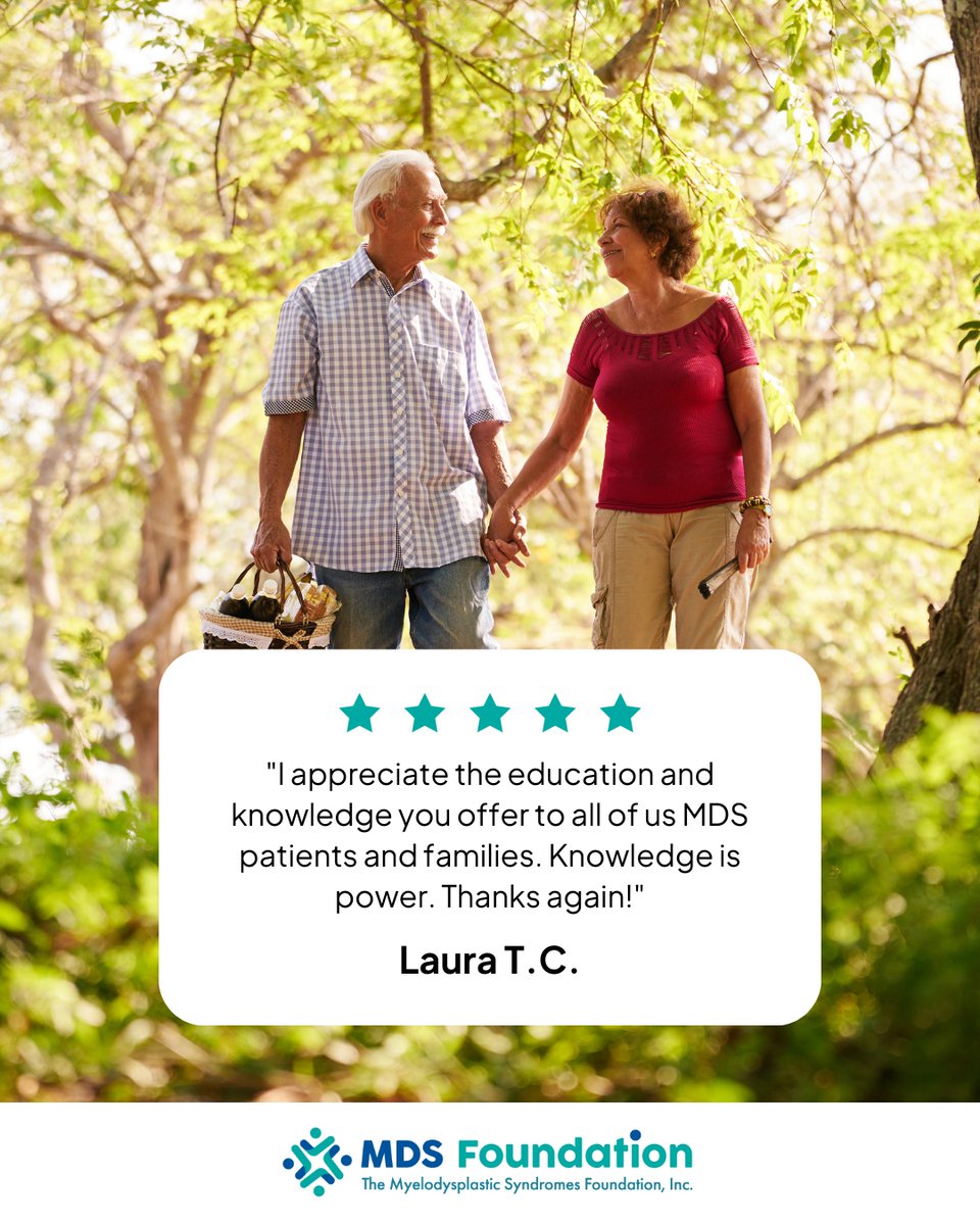 MDSFoundation's tweet photo. We aspire to find peace for all MDS patients. π
Our vision is to ensure every MDS patient benefits from our dedication to researching, raising awareness, and educating communities.
#HopeForMDS #MDSResearch #BloodCancerAwareness https://t.co/ESYuiMzi1o