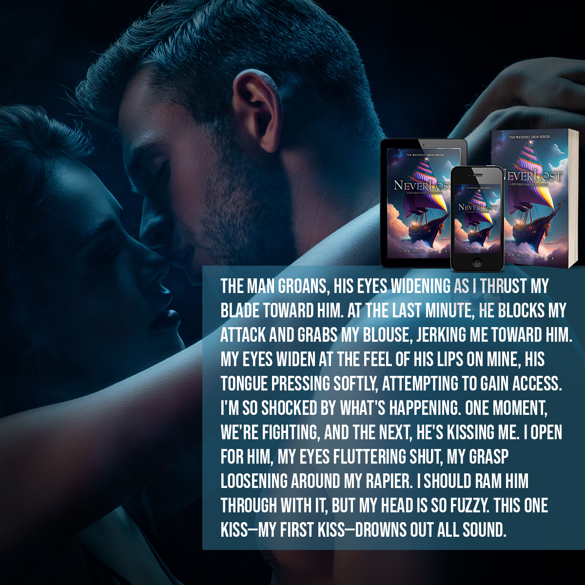 ScarletLantern's tweet photo. “My first kiss…”

🧜‍♀️  NeverLost by Carmen Black - Releasing 9/29 🧜‍♀️

Hashtags
#NeverLost #CarmenBlack #WickedlyGrimSeries #ReverseHarem #WhyChoose #RomanceNovel #RomanceAuthor #DarkRetelling https://t.co/2rIA4tQzEf