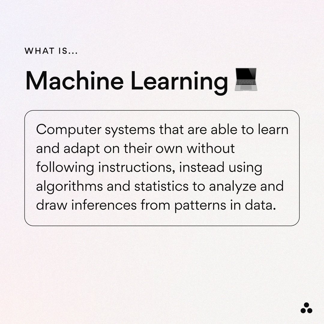 asana's tweet photo. Artificial Intelligence sets the stage 🪩, Machine Learning choreographs the dance 🩰, and Deep Learning perfects each move 🕺. Discover the harmonious interplay of technology's leading trio #withAsana. https://t.co/16Tt2LBIAS