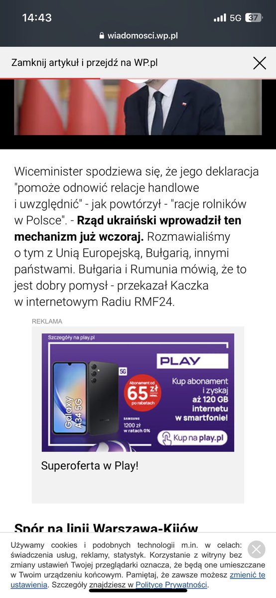 ZdrowymO's tweet photo. @WarNewsPL1 @ZelenskyyUa @PAPinformacje Nic z ukraińskiego embarga nie będzie a sondaże będą się zgadzać https://t.co/PiTLc585BF