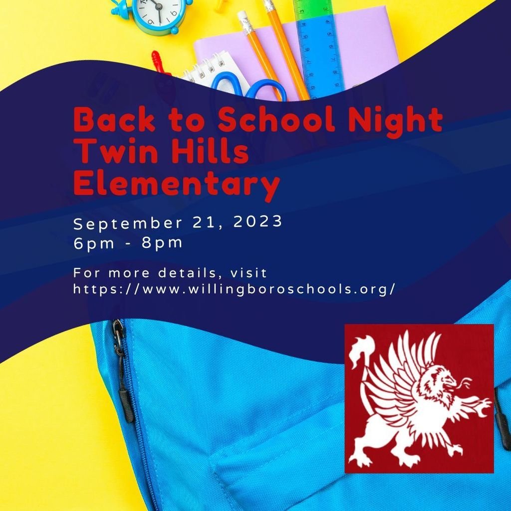 Attn Twin Hills Parents/Guardians, 

Please see the attached flyer for Back to School Night.