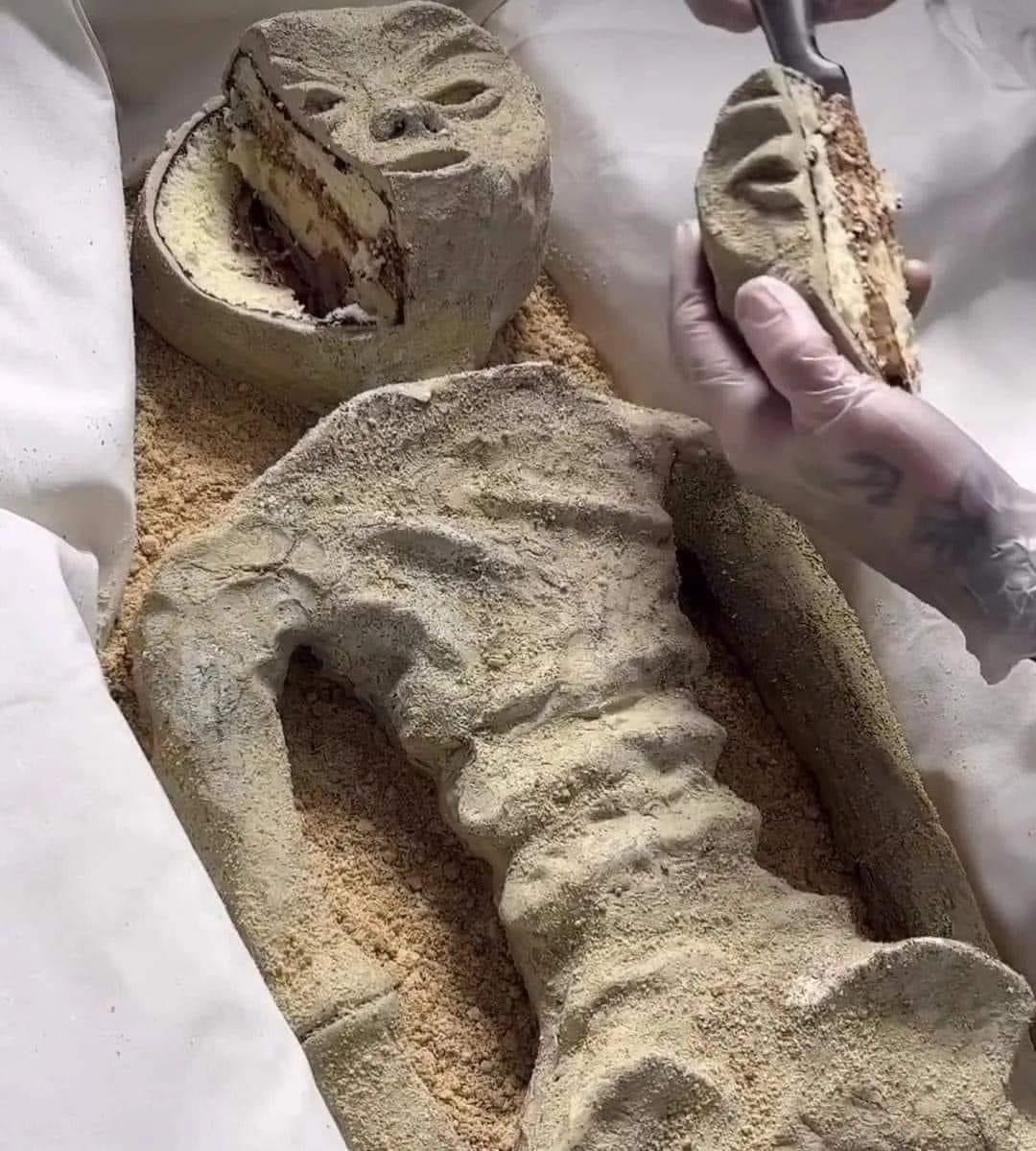 al final resultó que era pastel