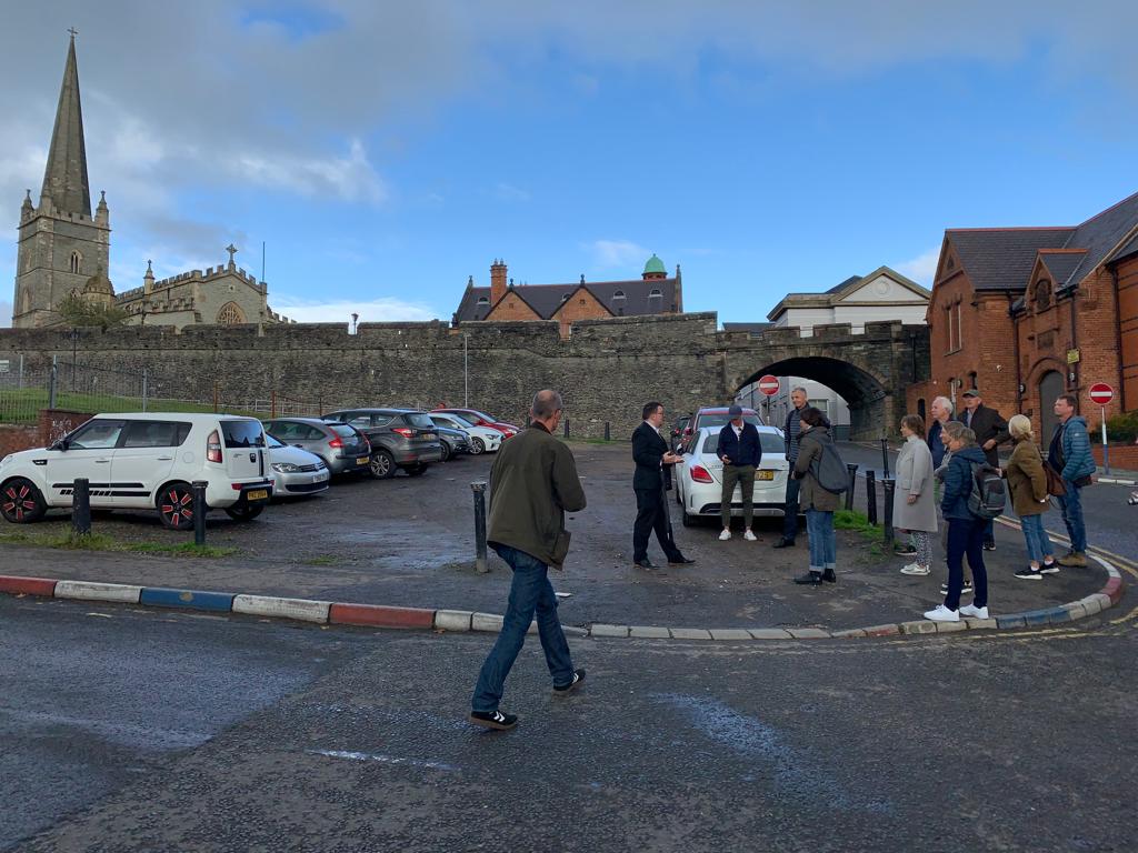 BandsForum2010's tweet photo. Great to be able to do a tour of the Fountain and famous city walls of Londonderry for the Limavady Lions Club and their sister club Dortmund Lions on Saturday, the group really were a pleasure to show around and look forward to meeting up with you again some time in the future https://t.co/8QkjEuvbG5