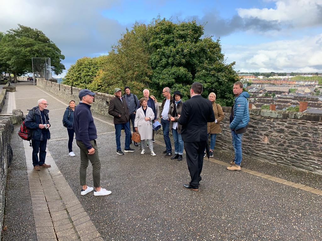 BandsForum2010's tweet photo. Great to be able to do a tour of the Fountain and famous city walls of Londonderry for the Limavady Lions Club and their sister club Dortmund Lions on Saturday, the group really were a pleasure to show around and look forward to meeting up with you again some time in the future https://t.co/8QkjEuvbG5