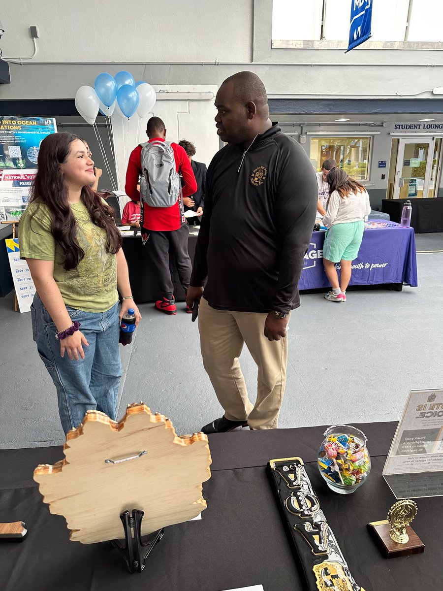 The Brothers of Alpha Phi Alpha Fraternity, Inc., Iota Pi Lambda Chapter, partnered with Miami Dade College-Homestead Campus in National Voters Registration Day! Remembering that “A Voteless People Is A Hopeless People,”