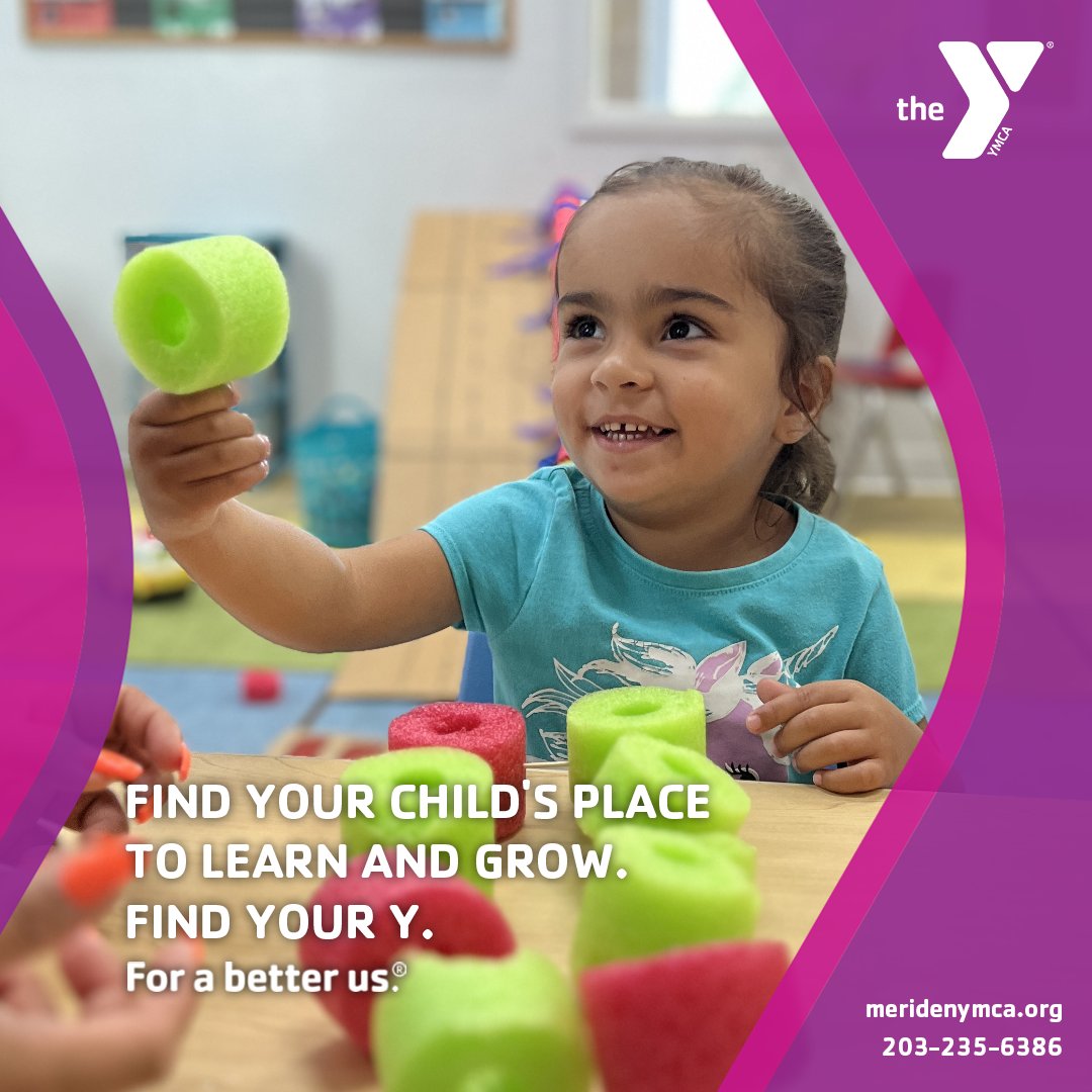 MeridenYMCA's tweet photo. At the Y, we believe in nurturing self-esteem, fostering a sense of belonging, and celebrating accomplishments in a safe and comfortable environment.
Call Tina at 203-314-1738 or visit our website: https://t.co/DwYXXj5pvw
#meridenymca #family #childcare #schoolreadiness #presc https://t.co/OK50pj4P6q