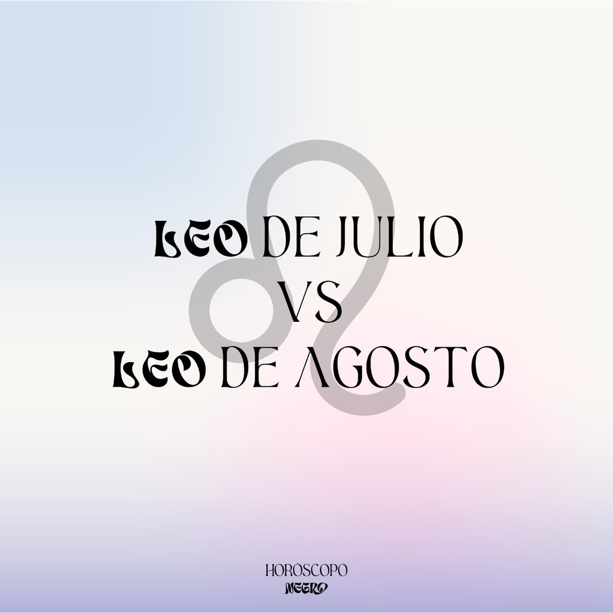 leo_hnegro's tweet photo. #leo de julio VS #leo de agosto ✨🔮✨ #horoscoponegro https://t.co/7crZSjwauy