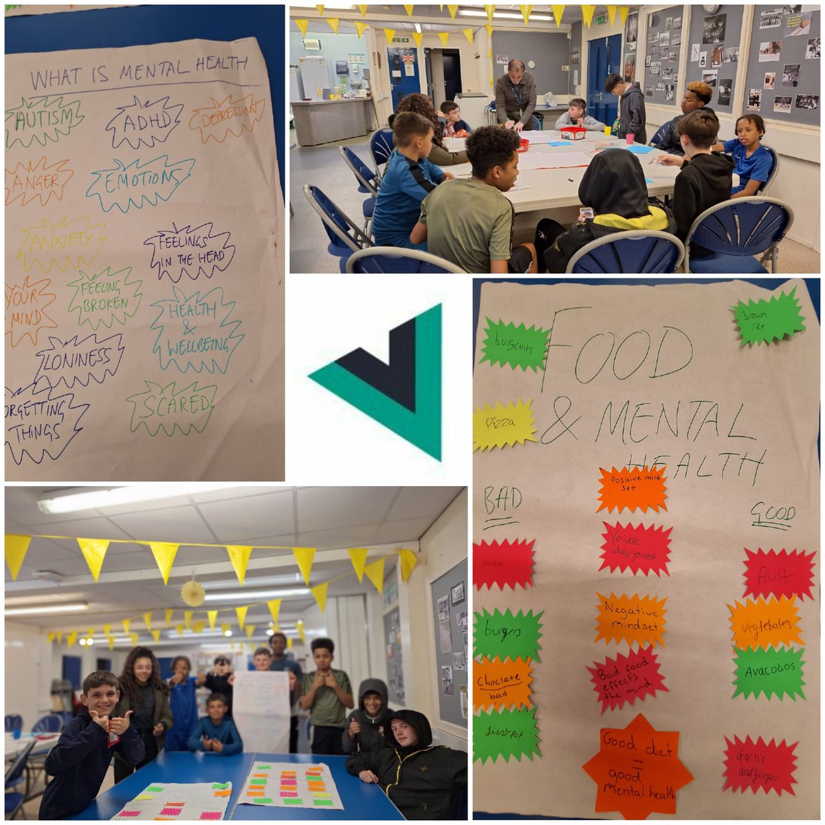 Great session focused on the links between healthy food choices and mental health as part of our #InnerEast @wy_vrp programme #Youthwork #VRP #Wellbeing