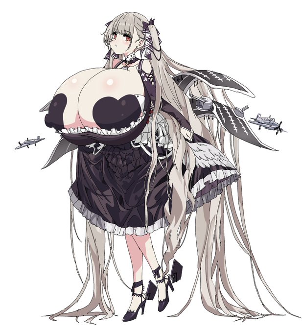 「アズールレーン」のフォーミダブルを描きました🦝 