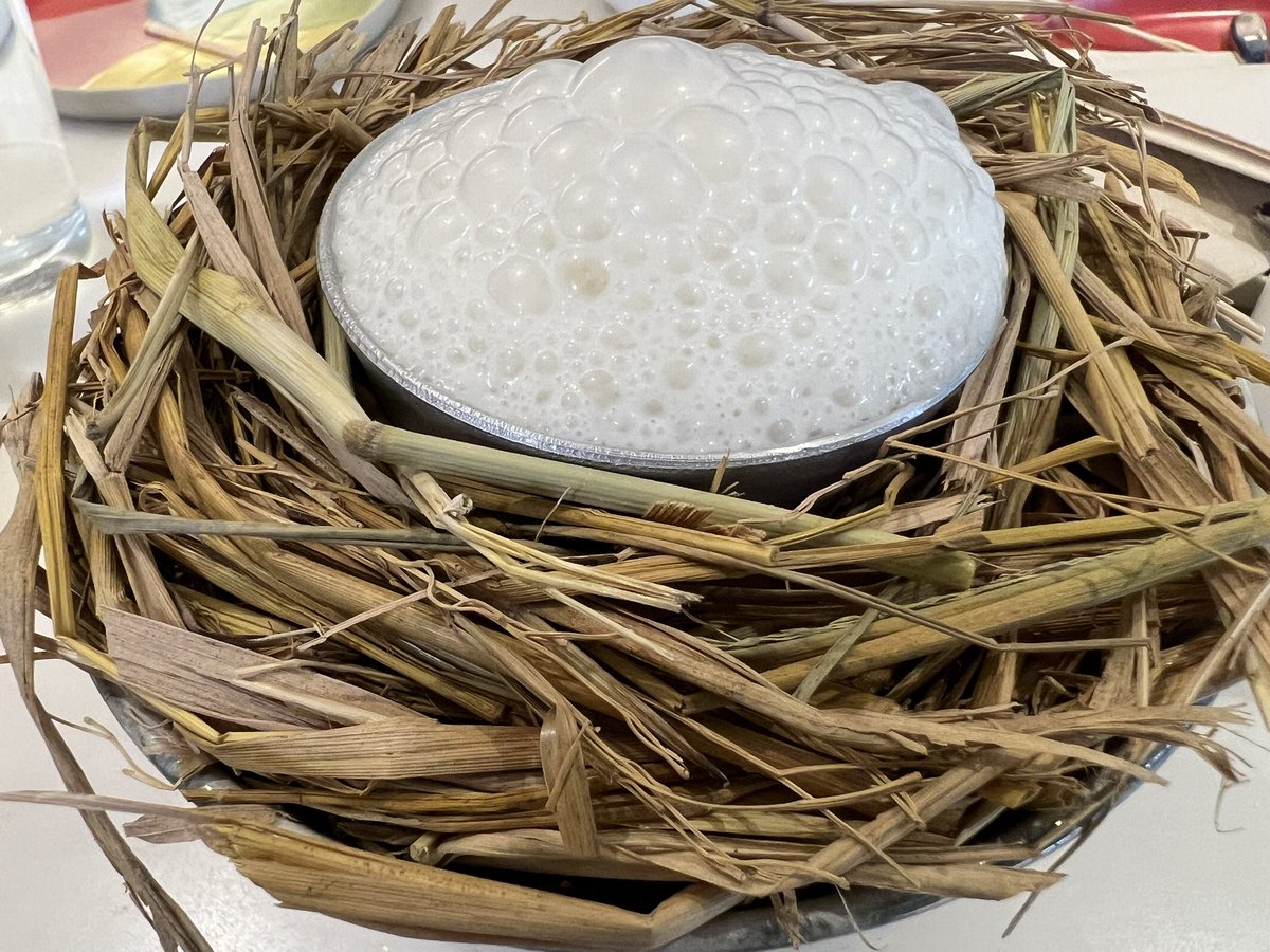 manoj_naandi's tweet photo. After a mind blowing trip to CapeTown to attend @africainworld was homesick for India 🇮🇳 and so came straight from airport to @arakucoffeein 

The gobsmacking lunch by @jedicooks ending with best dessert ever. 

Smoked cream pannacotta with floral honey and vanilla froth. https://t.co/cgEqCHJqmb