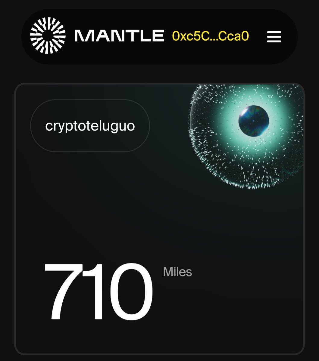 😉Don't miss today's Video guys

💠It's about <a href="/0xMantle/">Mantle Network</a> Journey

👇In vdo
✅Full guide on journey
✅Steps to earn MJ Miles
🥷Tricks &amp; tips to earn more MJ Miles with less fee
🥷Strategy to earn 12000 MJ Miles with only $12 on gas fee

💰$8M reward pool

🤗R u ready?

💙Like
🔁RT