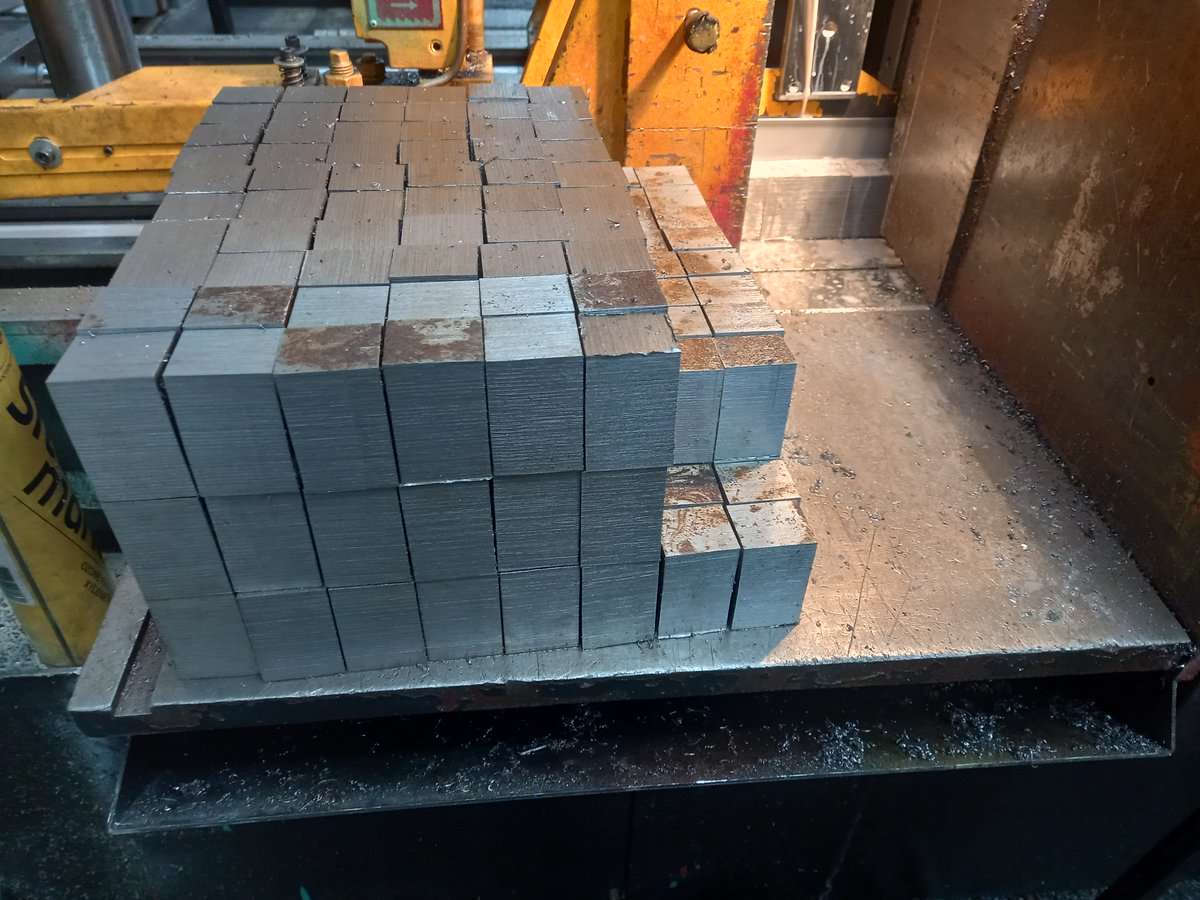 Just a typical wet and windy Tuesday in Wolverhampton at one of the fastest growing Stockholders in the UK!!! 🌧 ☔

EN24T - 125mm dia x 110mm - 1 off
D2 Tool Steel - 145mm x 50mm x 290mm - 10 off
S355J2+N blocks - 1008 off

We have 14 band saws running 24/7

01902 716333