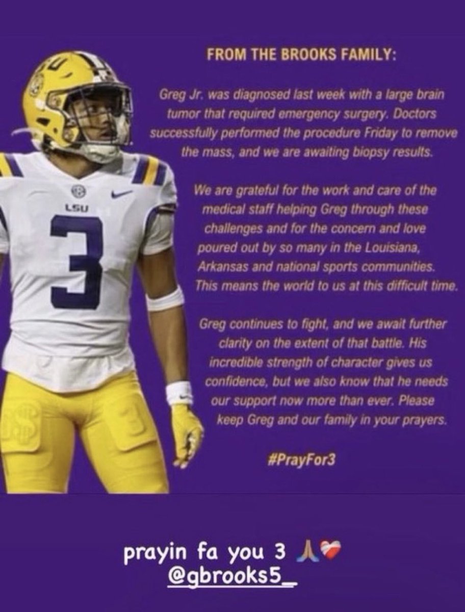 Lauren_Chris's tweet image. #PrayFor3 🙏🐯💜💛