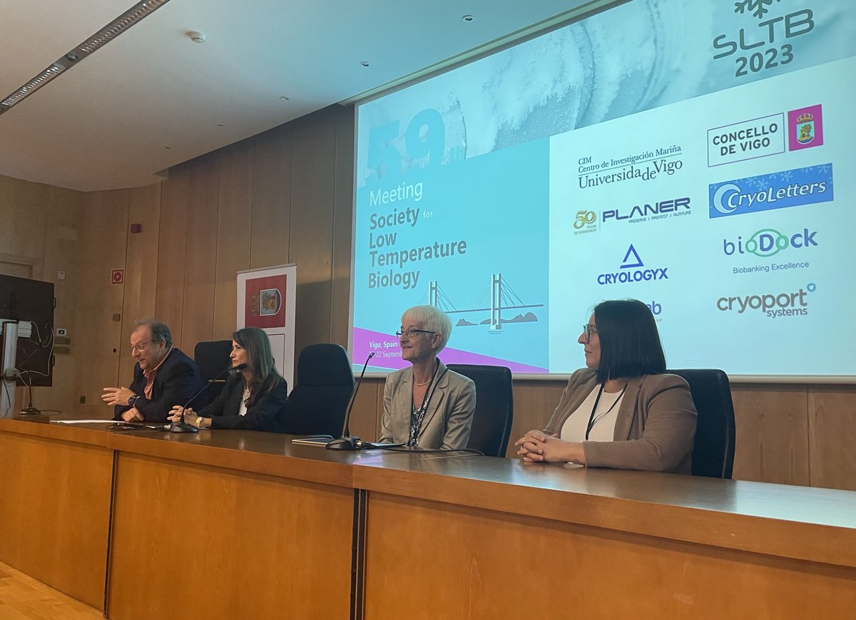 CIM_Uvigo's tweet photo. 😊 Vigo convértese no epicentro dos últimos avances en criobioloxía 🧊 co congreso internacional da #SocietyforLowTemperatureBiology, 👉 organizado polos investigadores do CIM @jsouzatroncoso e #EstefaníaParedes.

Máis ℹ️ https://t.co/eqDkK0QqfM

#HRS4R #SomosCIGUS https://t.co/pIZKkbFSS2