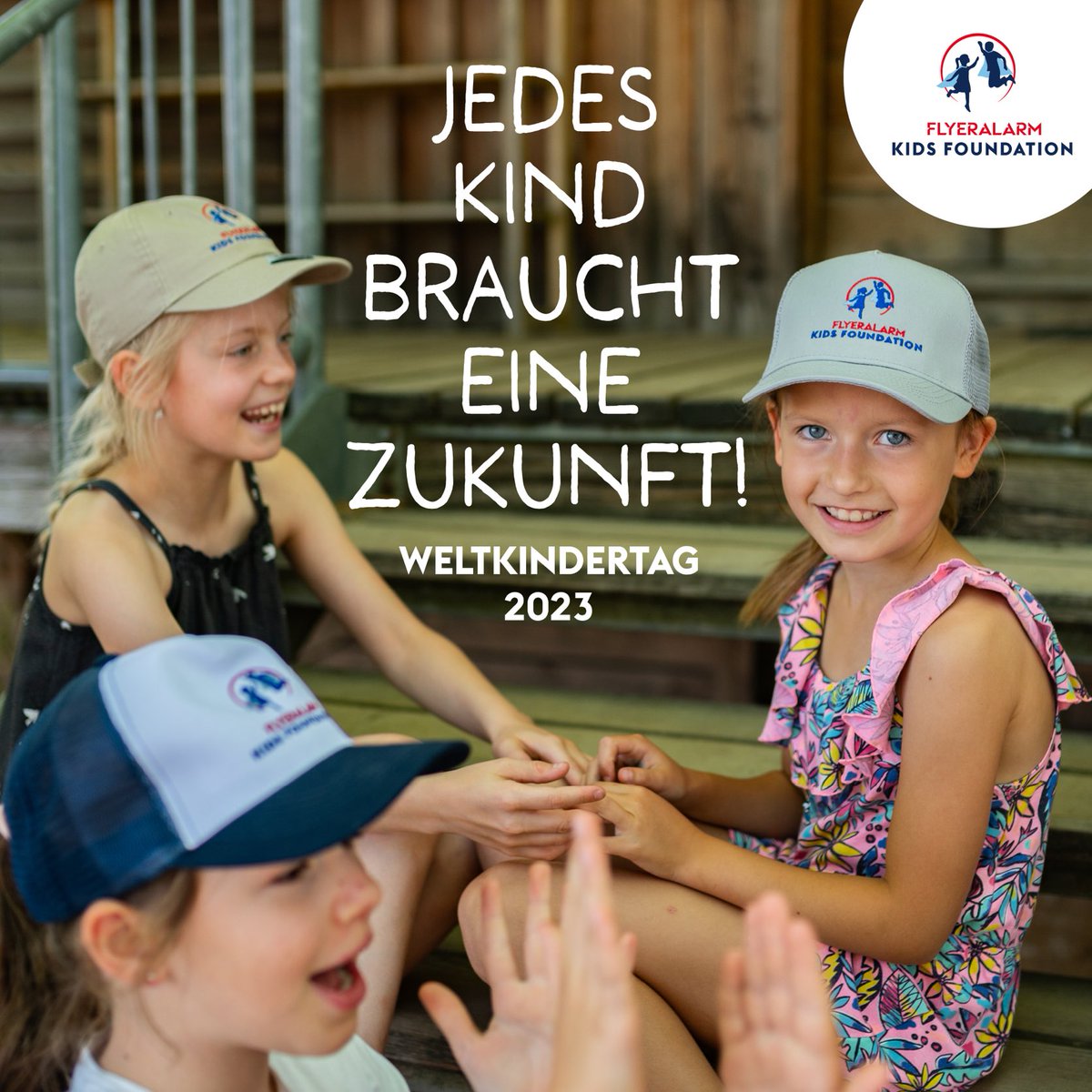 Heute ist #Weltkindertag! Kinder brauchen aber nicht nur an einem Tag im Jahr unsere Aufmerksamkeit – weshalb die FLYERALARM Kids Foundation sich nachhaltig für faire Chancen sowie Perspektiven für ein glückliches Leben für Kinder engagiert! 👉 flyeralarm-kids-foundation.org