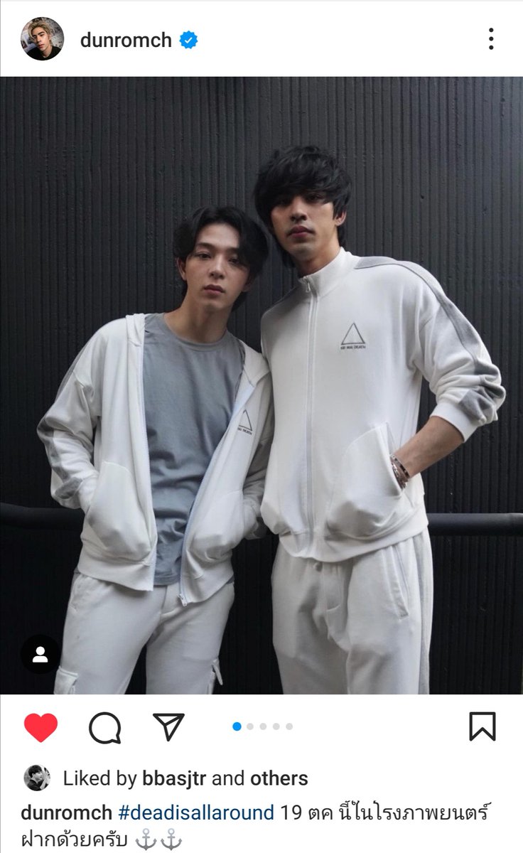 DB_Interfans's tweet photo. 📸 Dun's IG Update

It's always so good to see them together ☺️
#DeathisAllAround #อยากตายอย่าตาย #มรณาคาเฟ่
#ดุลบาส #DunBas #dunromch #บาสเด็กอ้วนที่แท้จริง https://t.co/VZngTOwf9V