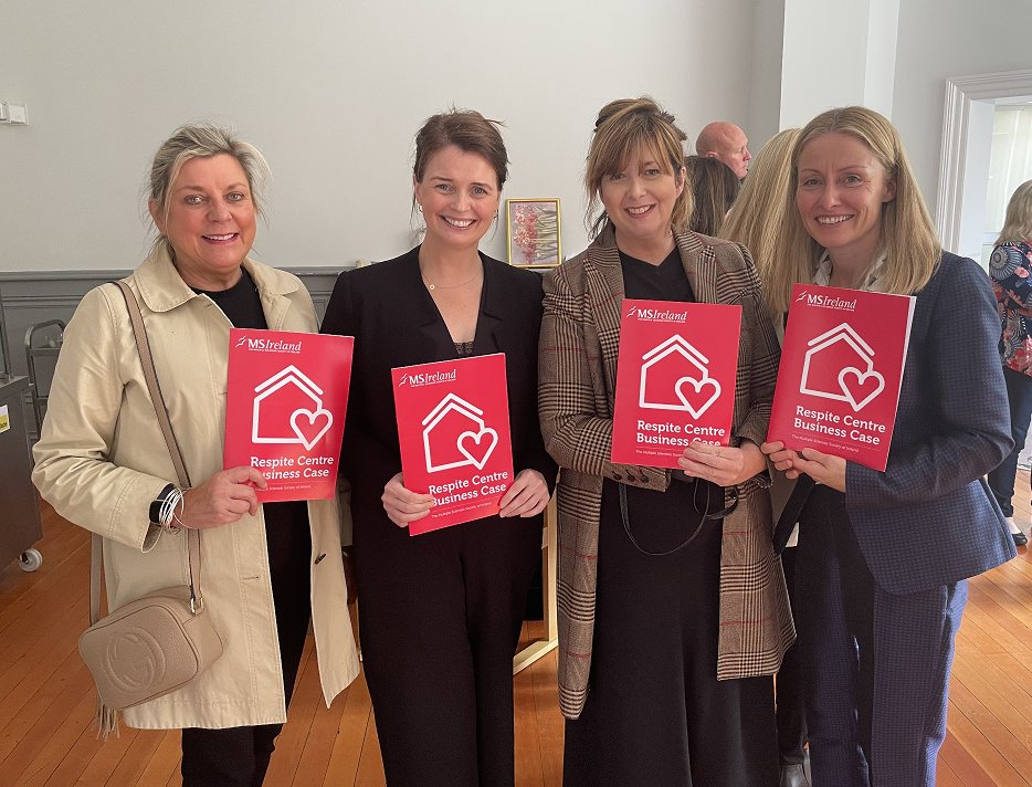SII's Fiona Bolger &amp; Bairbre O'Sullivan pictured here with Ava Battles &amp; Aoife Lamb at the launch of M SIreland's Business Case. MSIreland's Respite Centre is available for people living with neuro. conditions, including SCI.<a href="/fionacomm/">fiona bolger</a> <a href="/MSIRELAND/">MS Ireland</a> <a href="/AvaBattles/">Ava Battles</a> <a href="/AoifeLamb/">Aoife Lamb</a> <a href="/OBairbre/">Bairbre O Sullivan</a>