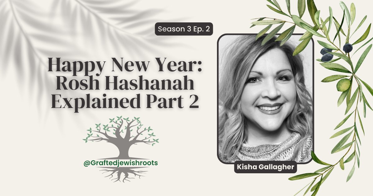 Happy New Year: Rosh Hashanah Explained Part 2 blubrry.com/graftedjewishr… 

#GraftedJewishRoots #RoshHashanah2023  #FeastofTrumpets #JesuswasJewish #JewishnessoftheBible #ThisSideofHeaven