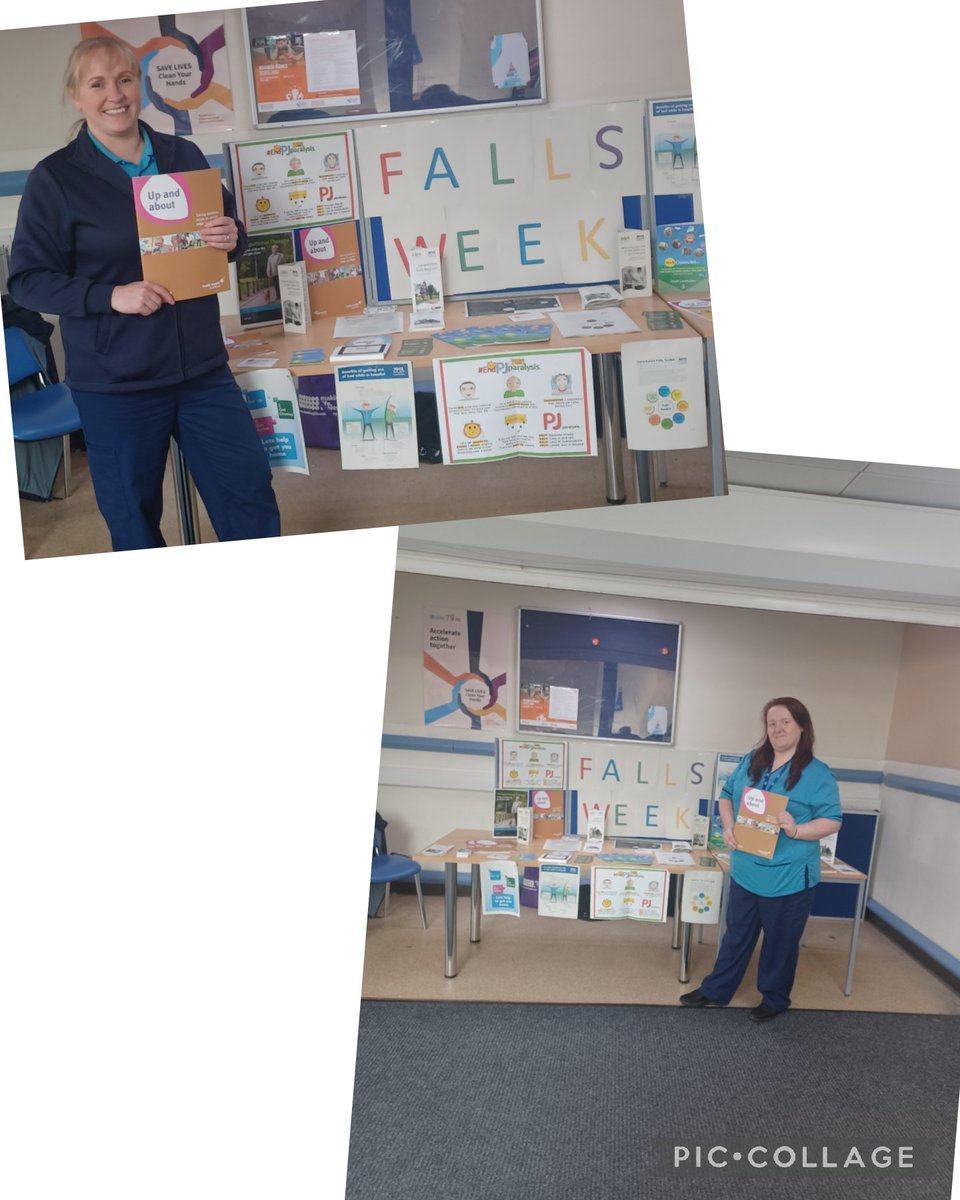 Supporting the information stall at UHM #FallsAwarenessWeek #ThinkFalls #ActionOnFalls