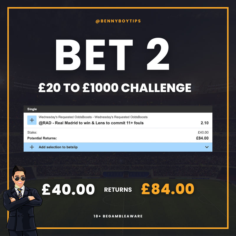 Benny’s Football Tips tweet media