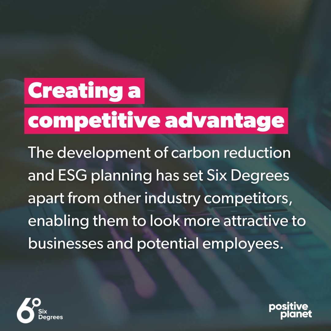 PositivPlanetHQ's tweet image. Taking sustainability seriously in cloud computing has led to Six Degrees standing out against competitors within the industry🙌

#PPN0621 #NHSnetzero #publicsector #procurementregulations #NetZeroBy2050