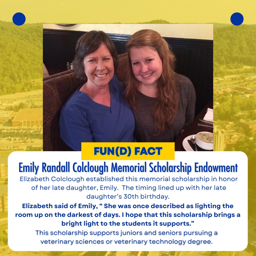 MSU_AlumniAssn's tweet image. This scholarship was established recently by Elizabeth Colclough in memory of her late daughter, Emily. “Celebrating her legacy and providing scholarships in her name to others who love animals is something that is so special to me,” says Elizabeth.