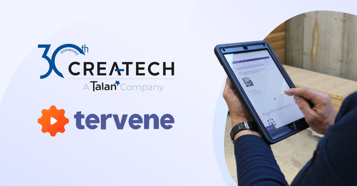 terveneapp's tweet photo. Partnership | Createch and Tervene join forces! 🤝

The new partnership aims to provide companies with Tervene's Daily Management System and leverage Createch's experience in operational performance consulting services.
@CreatechCa 
Full press release⤵
https://t.co/uccG2hQxVm https://t.co/aD7XVz8pHV