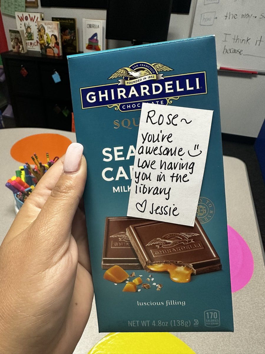 The impact small gestures can have on someone’s day.✨ This lovely gesture from my co-worker brightened my day. <a href="/Naperville203/">Naperville 203</a> #Kindnessmatter