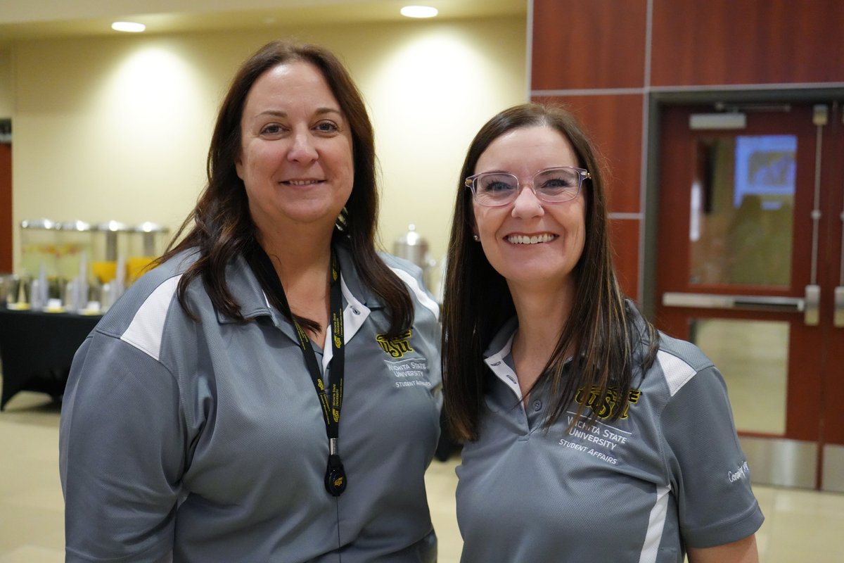 WichitaStateSA's tweet photo. Our Student Affairs Breakfast was a delicious way to celebrate a year of hard work and success at @WichitaState! We're so proud of all that we've accomplished this year and thank you to everyone who worked tirelessly #ConnectingEveryStudent to resources and services. #SApros https://t.co/5vRpyfr0xG
