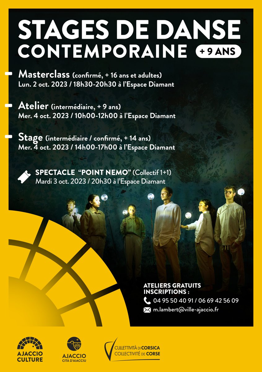 Avec le Collectif 1+1, autour du spectacle Point Nemo 
<a href="/VilledAjaccio/">Ville d’Ajaccio - Cità d'Aiacciu</a>