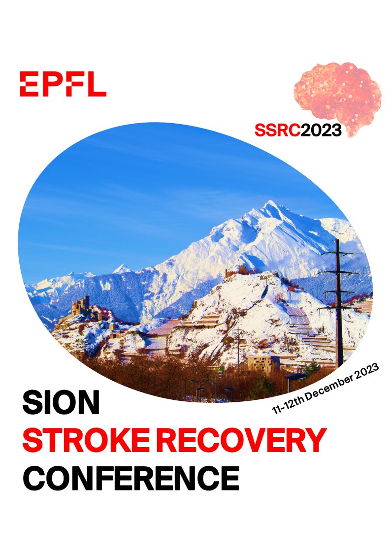 📢📢📢Very excited to announce the *Sion Stroke Recovery Conference* at <a href="/EPFL/">EPFL</a> <a href="/Neuro_X_EPFL/">Neuro-X Institute</a>
📅Save the Date: 11-12th December 2023
🏔️Sion, Switzerland
🌐Virtual &amp; In-Person Options
🧠World-Leading Experts on Neurotech for Stroke Recovery
🔗 Register Now : ssrc2023.epfl.ch/home