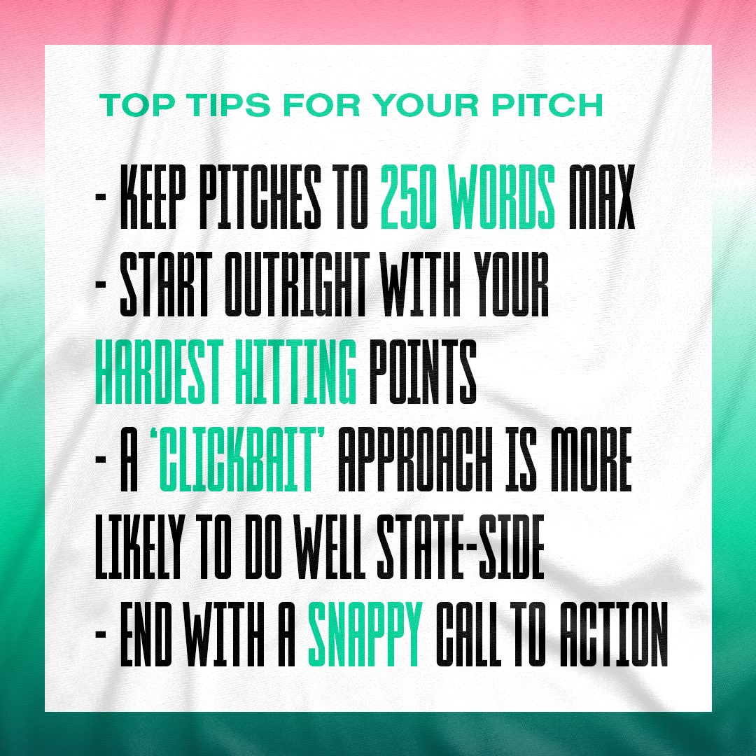 In the US, they care less about the #pitch telling them a story. What American #journalists really want is the data upfront. Sensationalist headlines and opening lines can really get them interested.

Head to our blog for more tips on US #outreach &gt; shoutbravo.com/digital-pr/out…

#pr
