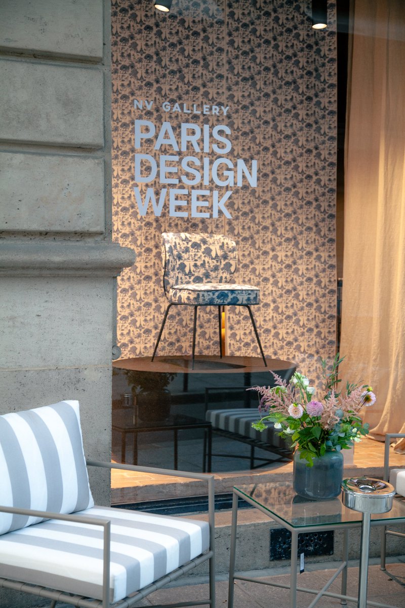nv_gallery's tweet photo. PARIS DESIGN WEEK 2023 🔵

Retour en images sur notre événement NV Design Night Out, l'occasion de dévoiler notre iconique chaise WAYNE en édition limitée Toile de Jouy conçue spécialement pour la PDW ! 

Merci à notre communauté d'avoir fêter avec nous le design parisien 💙 https://t.co/kATwxXGAYO