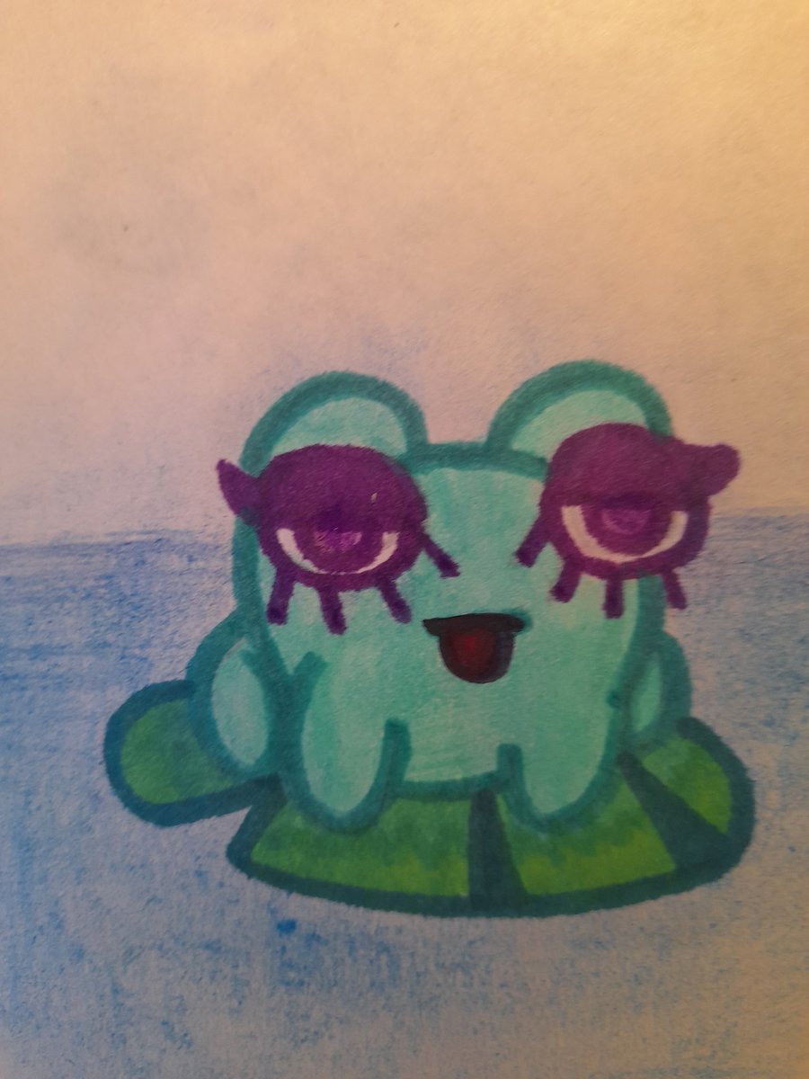 Cumbianito_'s tweet photo. Frogis la Rana Emo🖤🐸
Uno de los dibujos que pude hacer en mi sketchbook
#cumbianito #myart #art #arte #artartart #artist #draw #drawing #illustration #ilustración #color #dibujo #midibujo #oc #ñ #random #emoart #emo #rana #frogdrawing #frogdraw
#frog #frogs https://t.co/qEvzNzMSsi