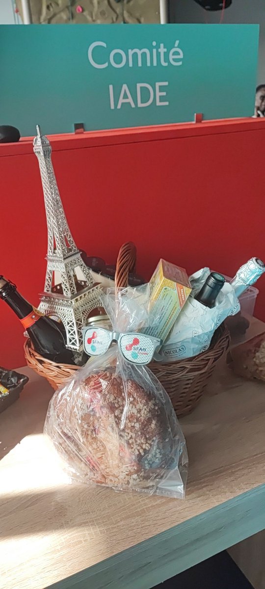 Venez tenter de gagner au stand du comité IADE un panier garni en estimant son poids !  #IADE #CongresSFAR