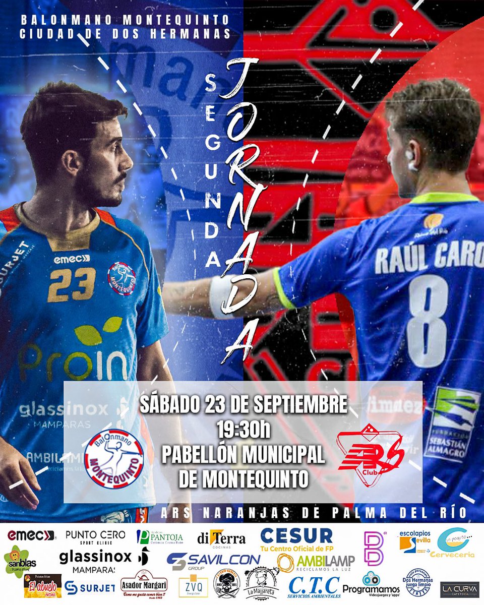 🤩Un partido para debutar en casa ante nuestra gente💙🫶🏼

¡Te esperamos este sábado! 

🏆 #primeranacional #J2
🗓️ Sábado 23 de septiembre
⏰ 19:30 horas
🏟️ Pabellón Municipal
🆚 <a href="/arspalmadelrio/">Club Balonmano Ars Palma del Rio</a> 

#sienteellatidoazul #familia #ilusion 
💙💙💙