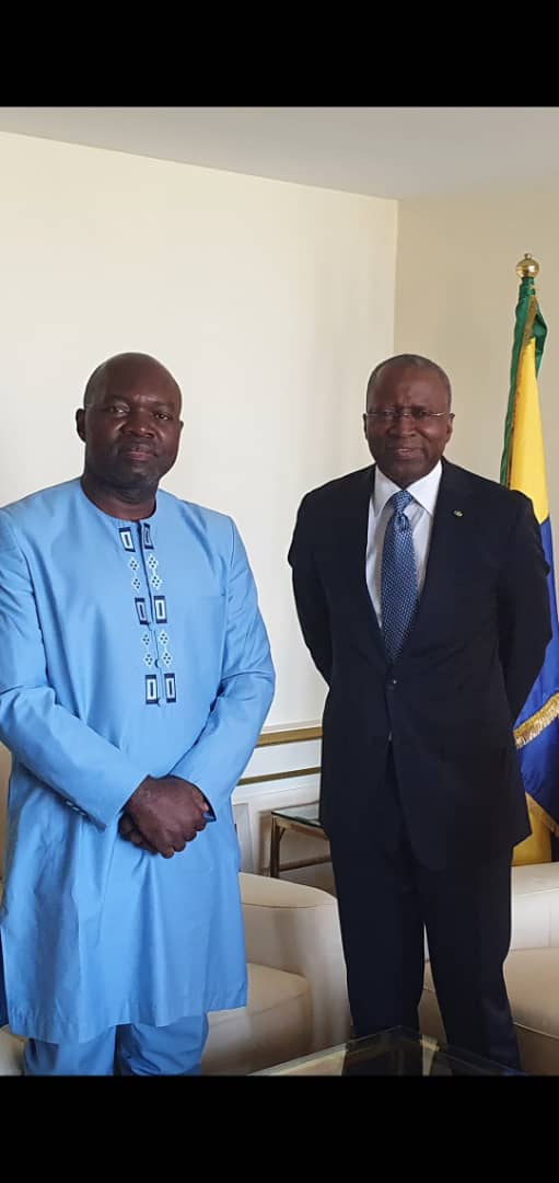 RR_IAI_Abanda's tweet photo. J'ai été reçu par S.E. Charles MBA, nouveau Ministre des Comptes publics Gabonais et ancien PCA de l'IAI pour le feliciter. 
Un ministre de Haut vol, un Grand Homme d'Etat. https://t.co/O21zpG5i0a