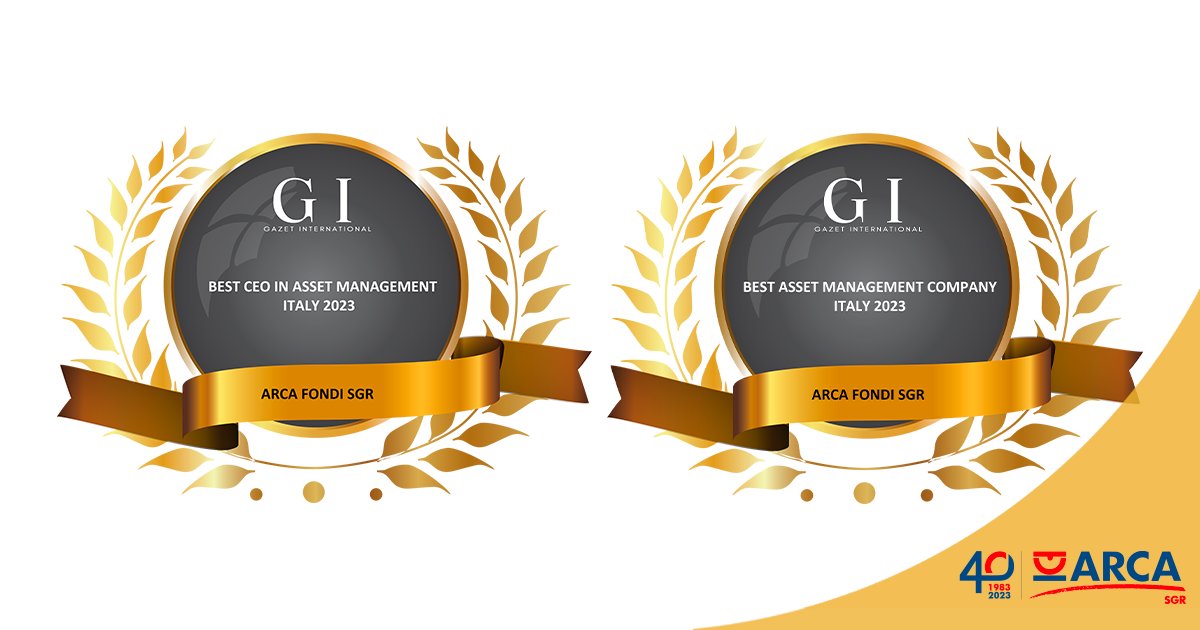 <a href="/ArcaFondiSGR/">Arca Fondi SGR</a> e Ugo Loeser premiati da Gazet International, che, a livello globale, seleziona le società che si sono distinte nel loro settore di riferimento.