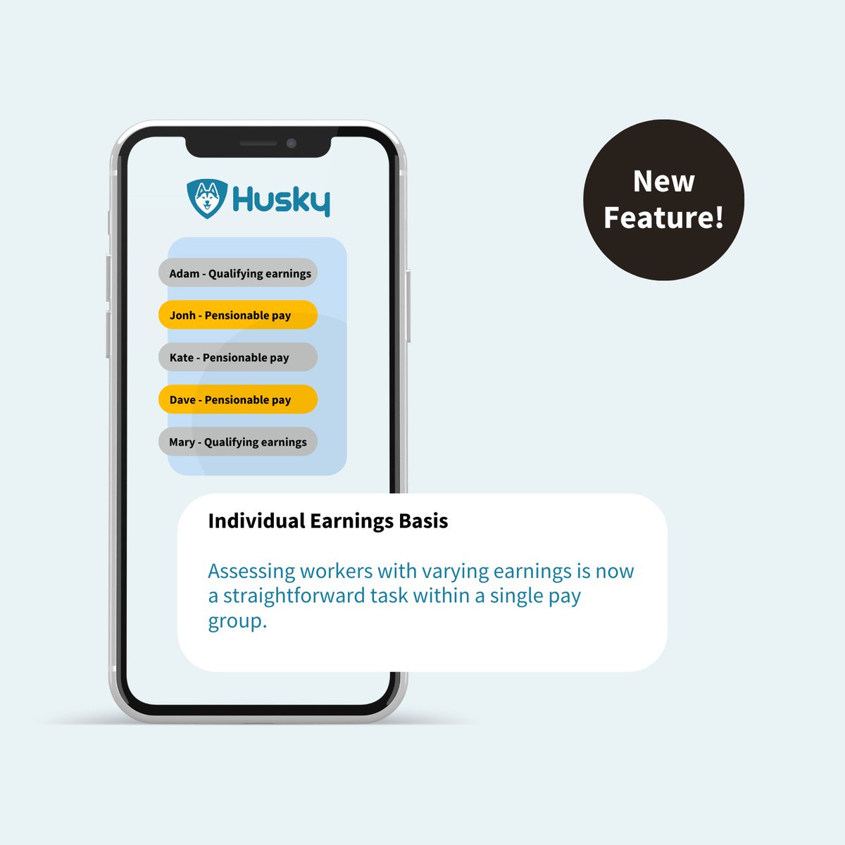 huskyfinance's tweet photo. 🚀 Assessing workers with varying earnings is now a straightforward task within a single pay group.

Key Benefits:
• Efficient assessment of workers with diverse earnings
• Simple management of pay groups
• Seamlessly integrates with our multiple schemes feature 🤓 💻 https://t.co/gcOreCFEzJ
