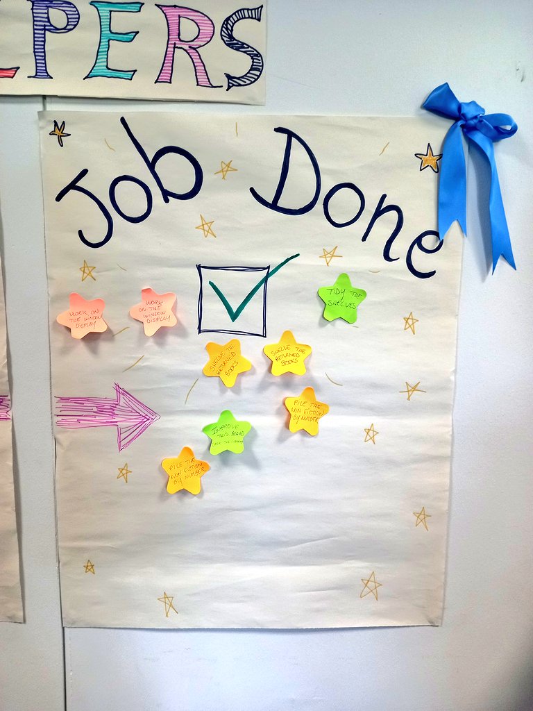 stmungo_library's tweet photo. I had to try out! Thanks to @WilliamwoodLib for this brilliant idea! My library helpers loved it π€©πππ«
#daily #library #board #task #libraryhelpers https://t.co/EedQTk8Jqp