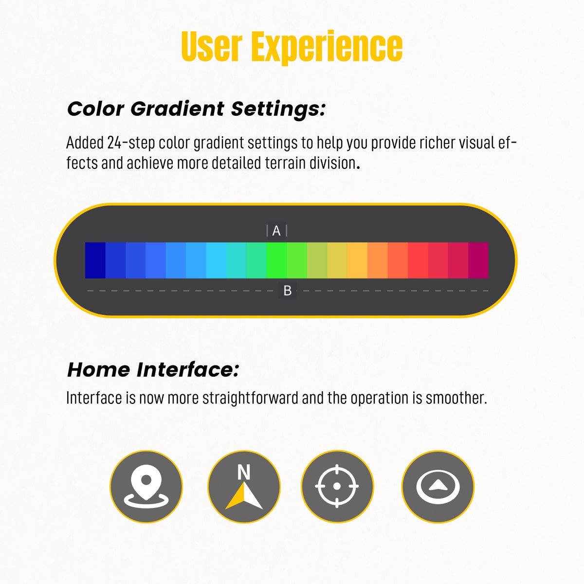 FJDynamics's tweet image. #FJDMoment Introducing AL01's New Feature - Advanced Mode

Contact your dealer to upgrade and experience the difference today!

Learn more: bit.ly/3Rt9jdb

#fjdynamics #landleveling #precisionagriculture #precisionag #landlevelingsystem