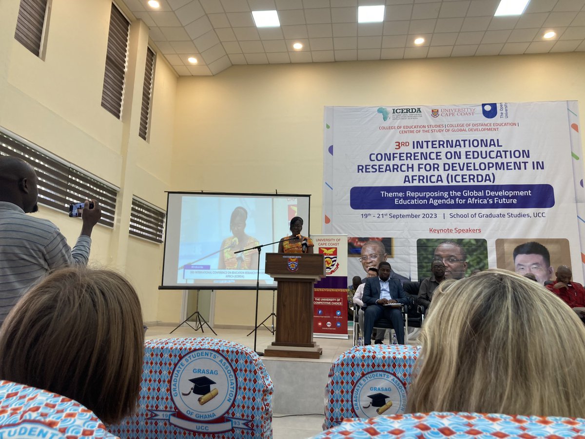thinkedghana's tweet photo. Think Education is excited to share insights from our work with low-cost private schools at the @ICERDA_Africa 2023. Our founder/program lead @AmaBoa_xx presented today on Think Education's approach  to enhancing sustainability in low-cost private schools on Northern Ghana. https://t.co/3r3hpThFDx