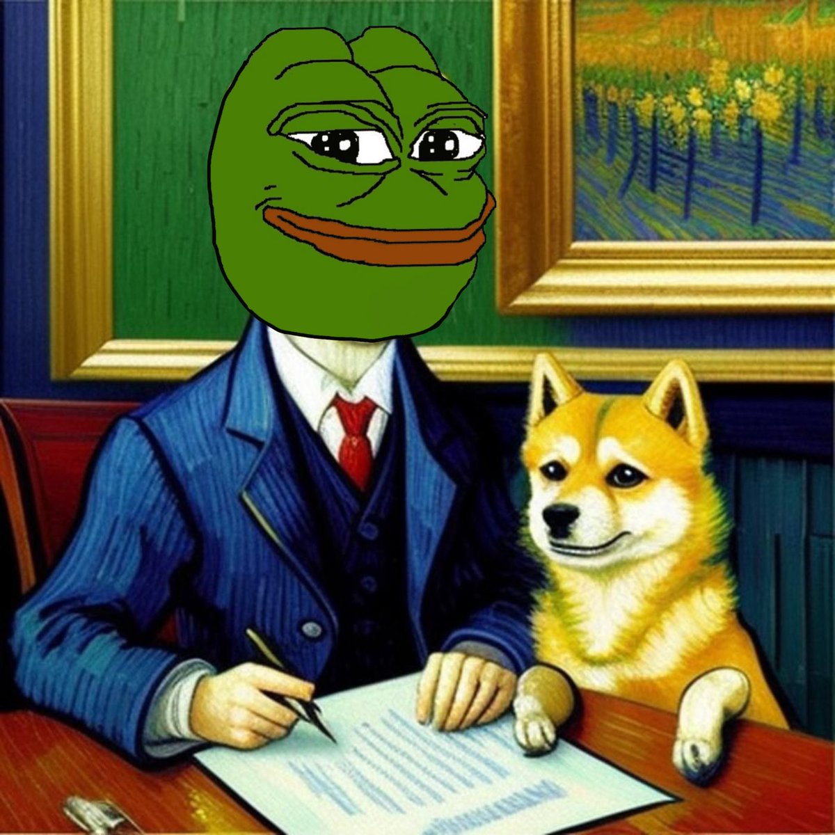 It's official, papers are signed. PEPE on Pulsechain is now LP paired with <a href="/DOGE_on_Pulse/">DOGE on PulseChain</a>. Which means we are now connected to #ATROPA through them. 

Exposing us to that volatility and the web of LP's being created. 
Buying with #dogeonpulse would be your best bet now.